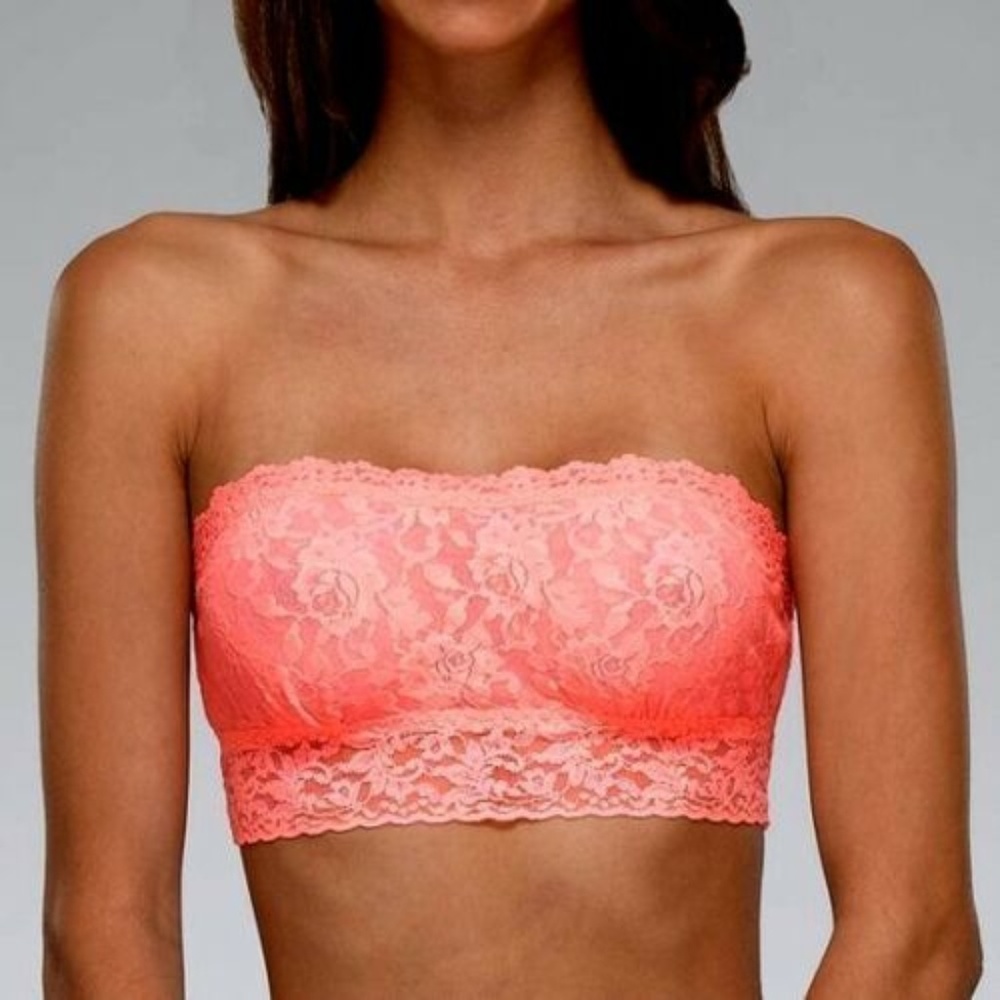 Hanky Panky Signature Lace Bandeau Bralette Sz XS